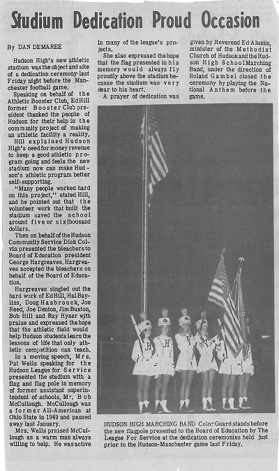 Hudson Flag Pole Dedication Story Hudson Hub 