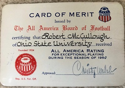  OSU Card Of Merit 