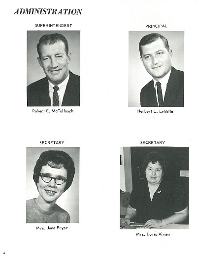  Perry High School Yearbook 1967   Superintendant 