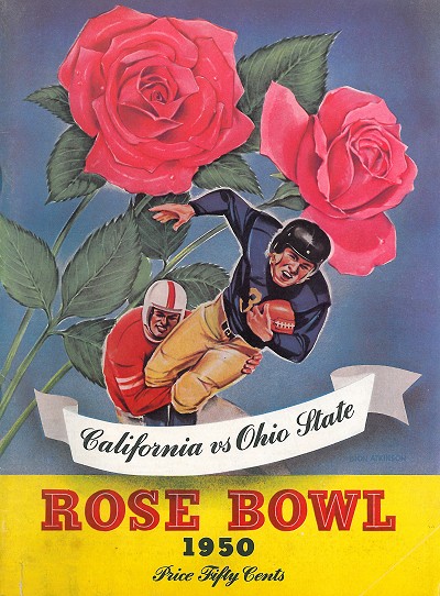  Rose Bowl Program Cover 1950 